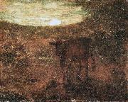 Albert Pinkham Ryder Moonrise oil painting artist